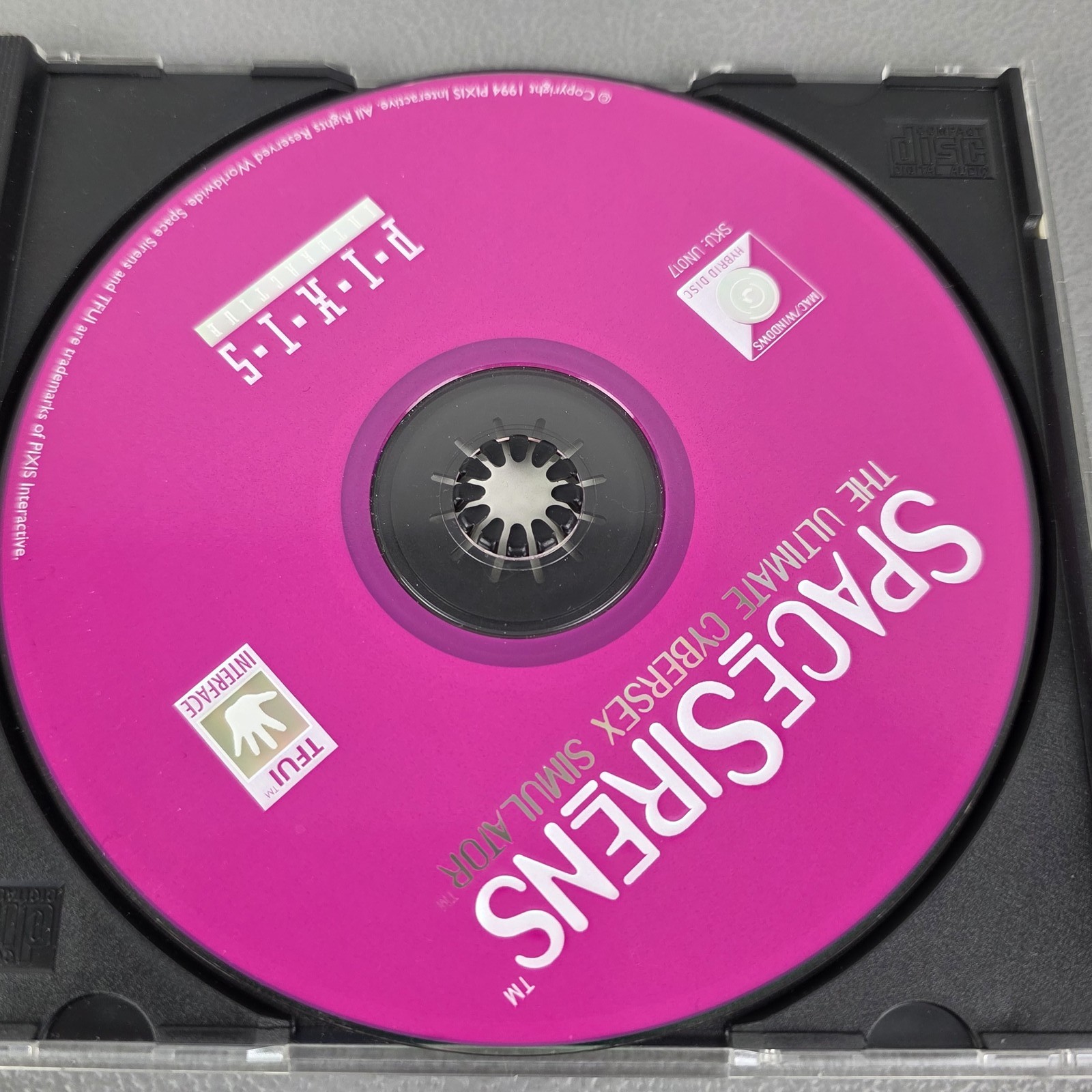 Space Sirens The Ultimate Cybersex Simulator PC Mac CD-ROM 1994 Pixis
