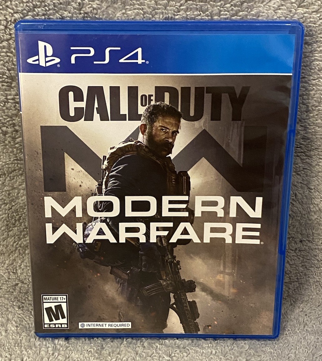 Call of Duty: Modern Warfare (Sony PlayStation 4, 2019) **TESTED** w/Case PS4