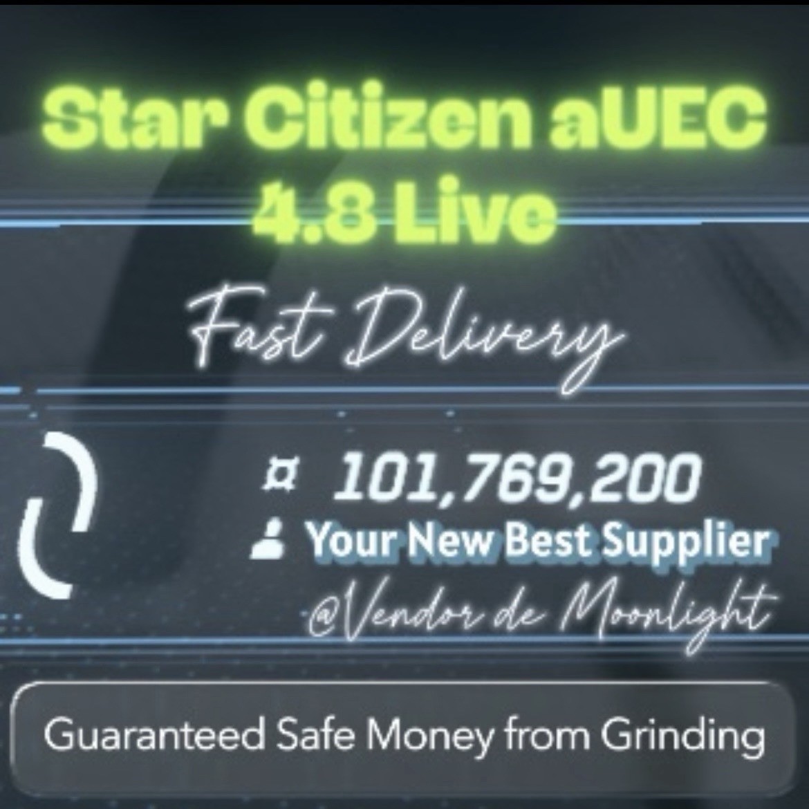 Star Citizen 4.8 || Cheapest aUEC on ebay || 1,000,000-50,000,000 || Safe