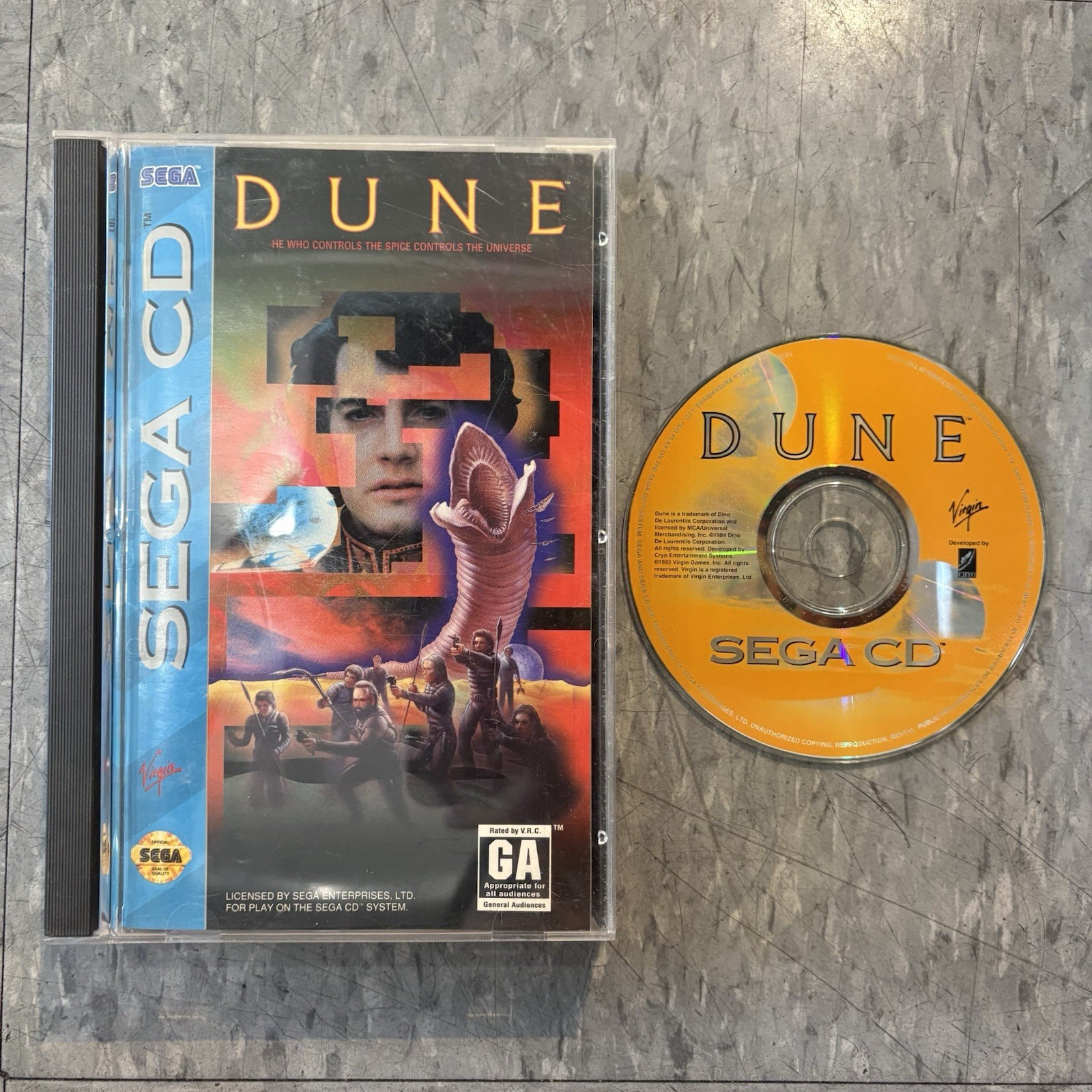 Dune Sega CD with Manual CIB