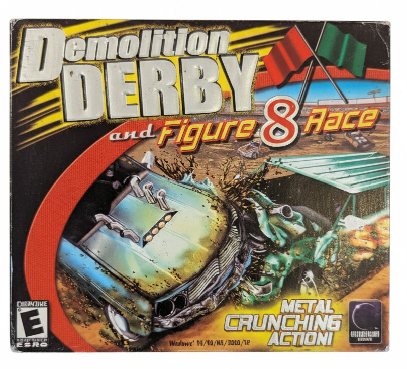 Demolition Derby And Figure 8 PC Game eGames New Sealed Windows 98/ME/2000/XP