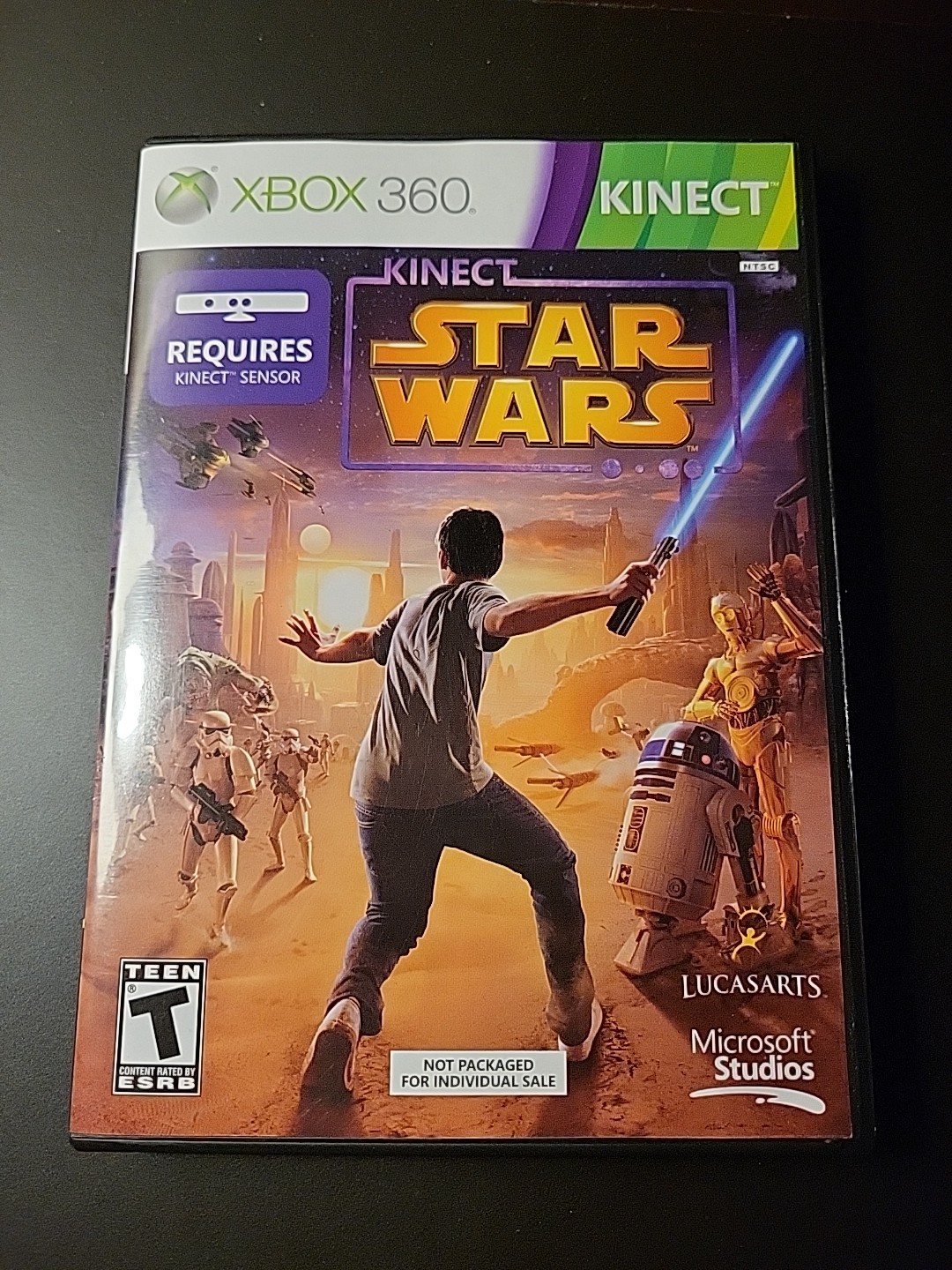 Kinect Star Wars (Xbox 360, 2012) Kinetic. Plays Ok