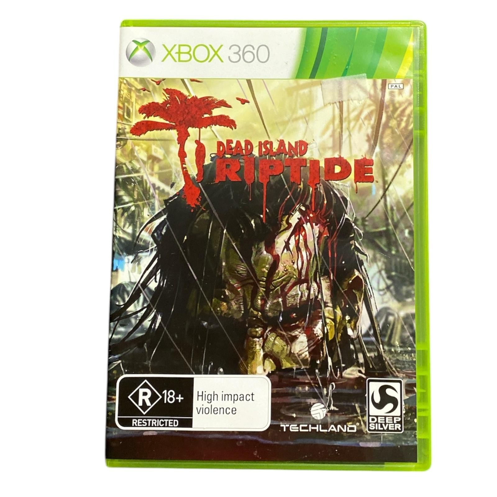 Dead Island Riptide Xbox 360 Game + Manual PAL Deep Silver Action R 18+ 2013 OOP
