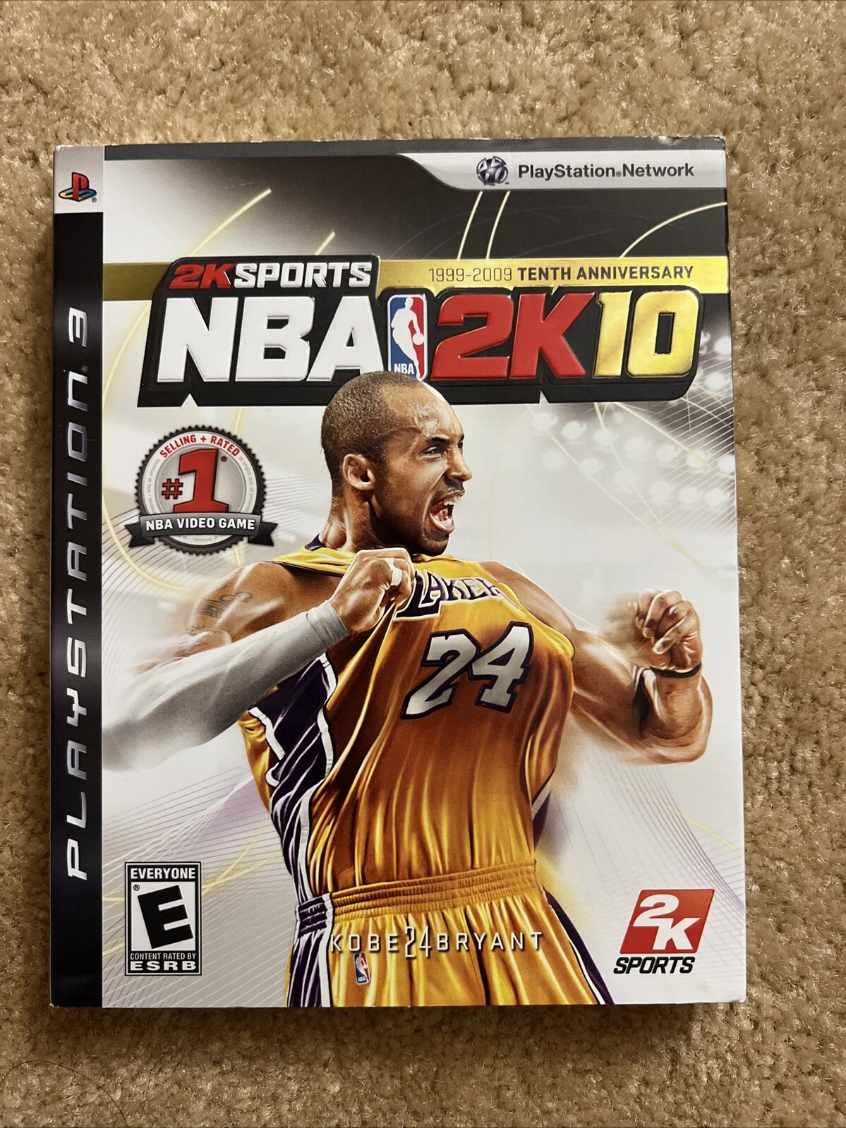 NBA 2K10 PS3 2009 Kobe Bryant Brand New Factory Sealed w/ Slipcover Vintage OOP!