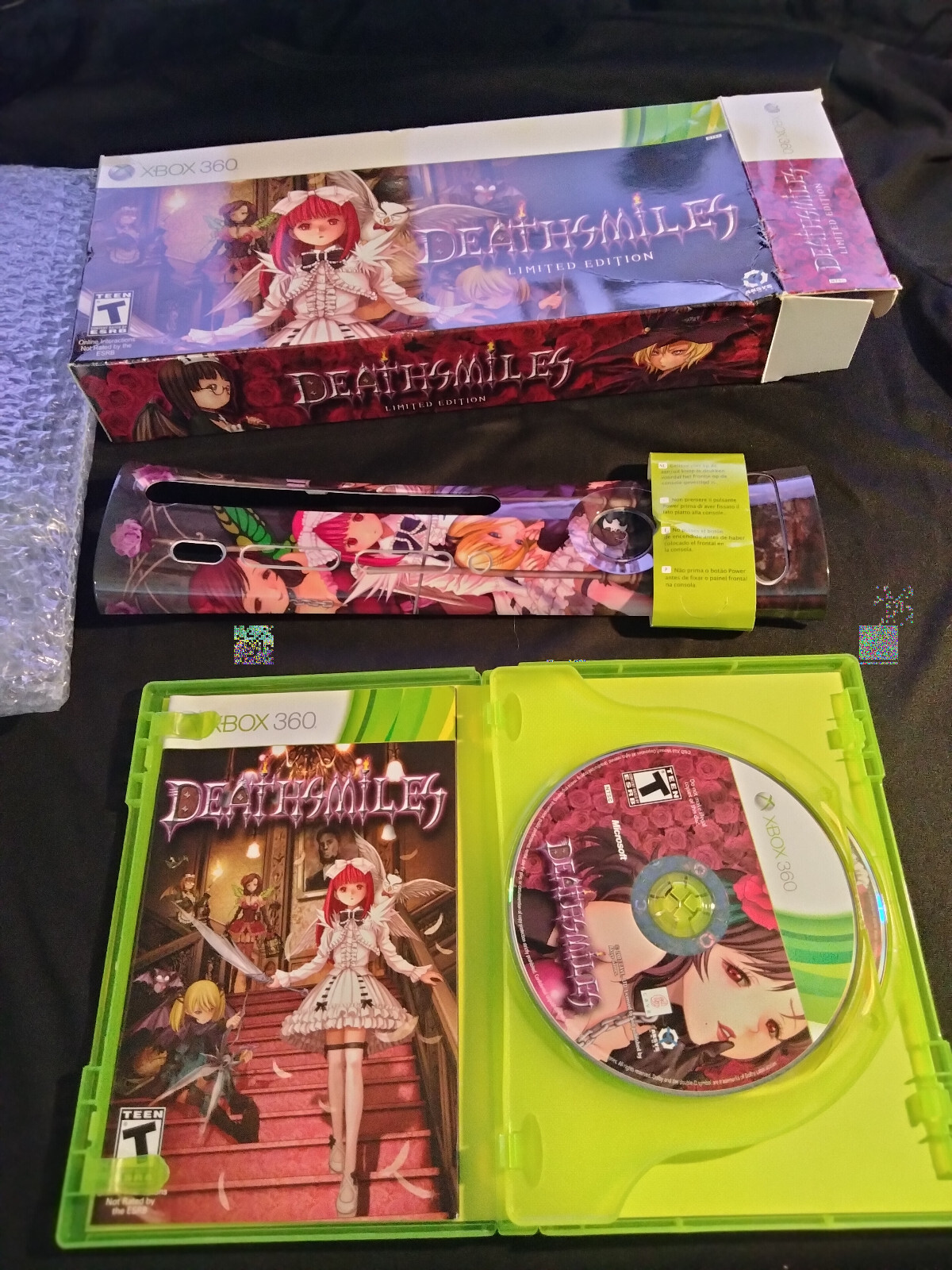 Deathsmiles – Limited Edition (Microsoft Xbox 360) CIB faceplate, game, cd STG