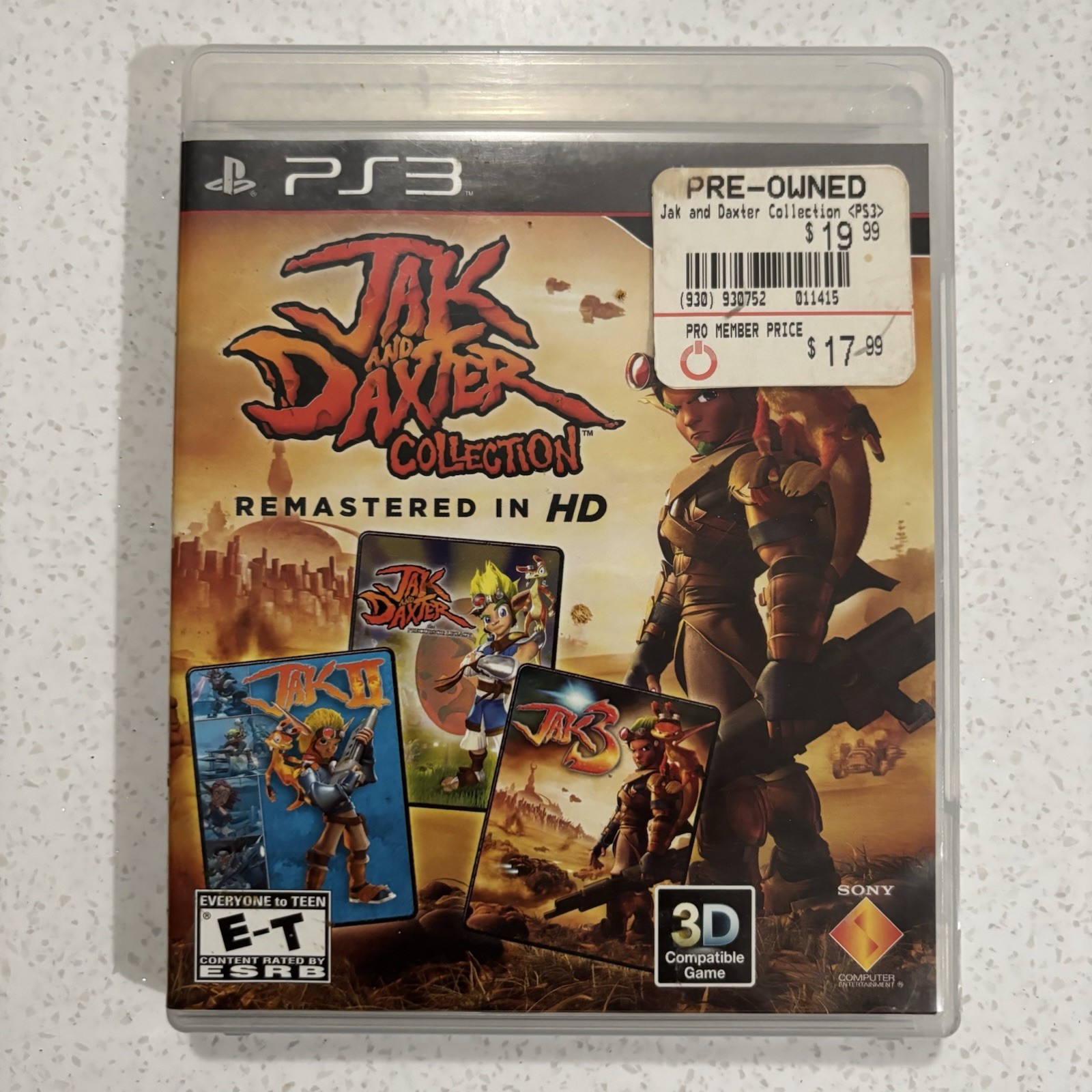 Jak & Daxter Collection (Sony PlayStation 3 PS3, 2012) COMPLETE CIB Tested