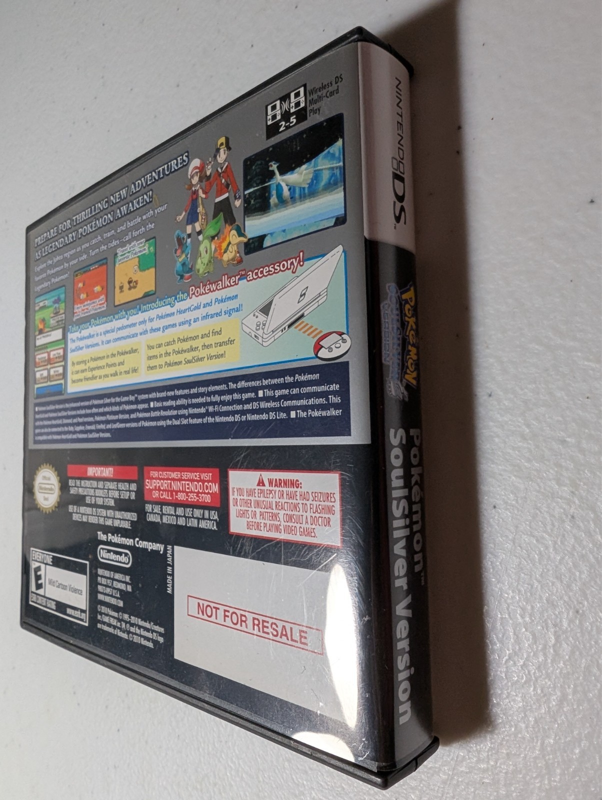 Pokemon: SoulSilver Version (Nintendo DS, 2010) Authentic