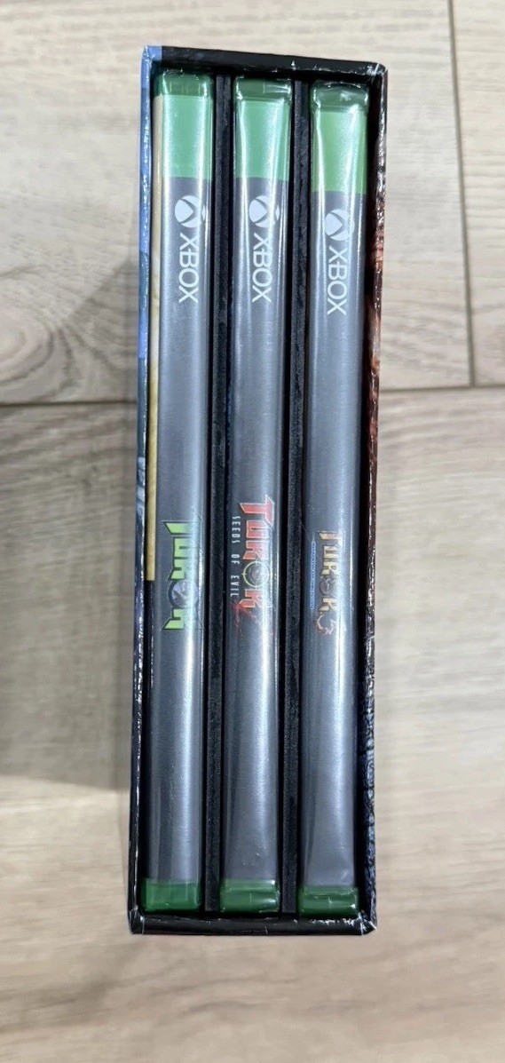 Turok Collection Trilogy Triple Pack Slipcase Xbox One Limited Run Games NEW OOS