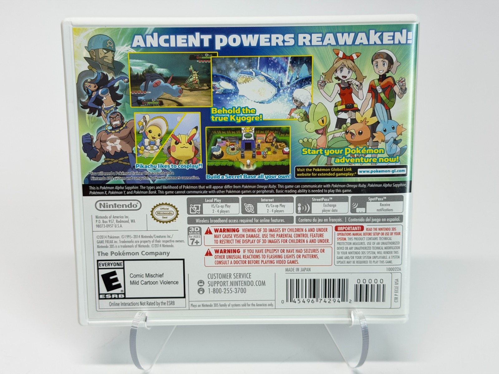 Pokemon: Alpha Sapphire (Nintendo 3DS) Complete & Tested