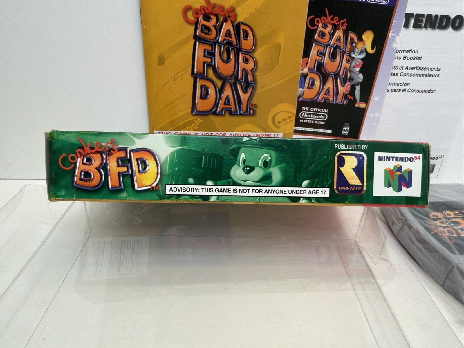 Conker’s Bad Fur Day Nintendo 64 N64 Authentic Complete In Nice Box CIB