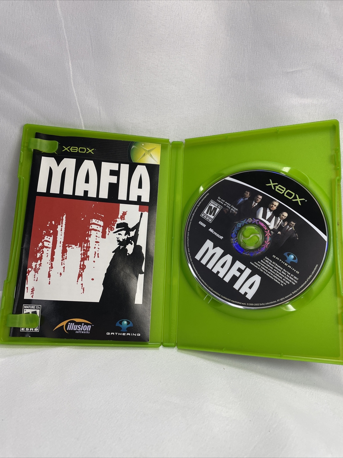 Mafia (Microsoft Xbox 2004) Mature 17+ Blood & Violence – Tested – Works Great!