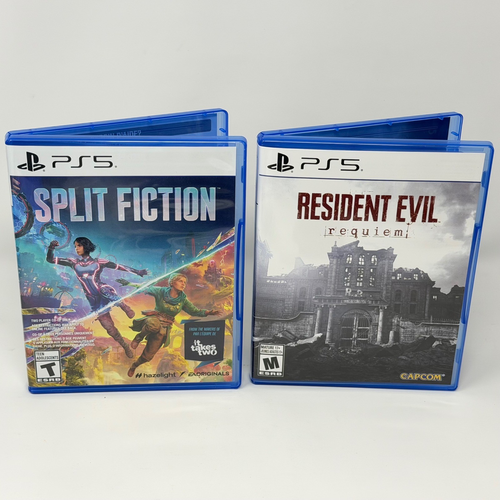 Split Fiction + Resident Evil Requiem PS5 Game Bundle PlayStation 5 Lot