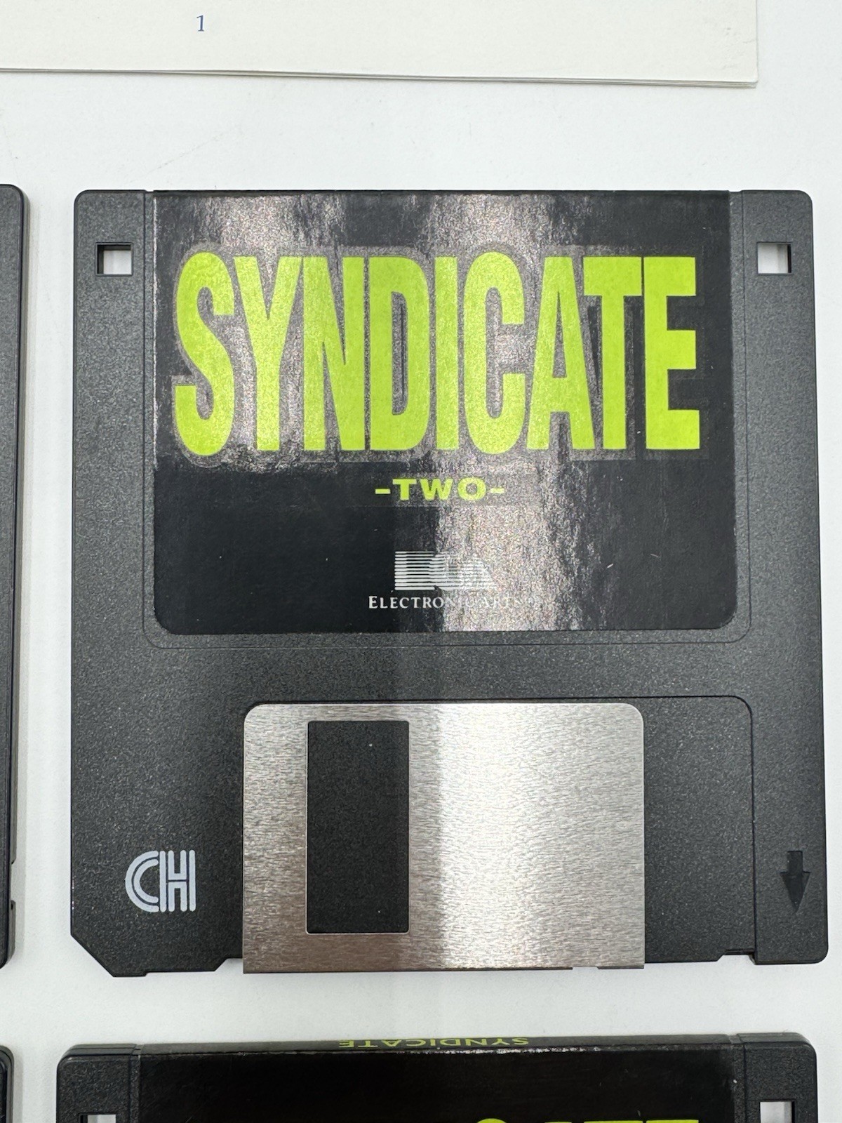 Syndicate MS-DOS 3.5″ Floppy Disks IBM PC Manual BIG BOX Complete