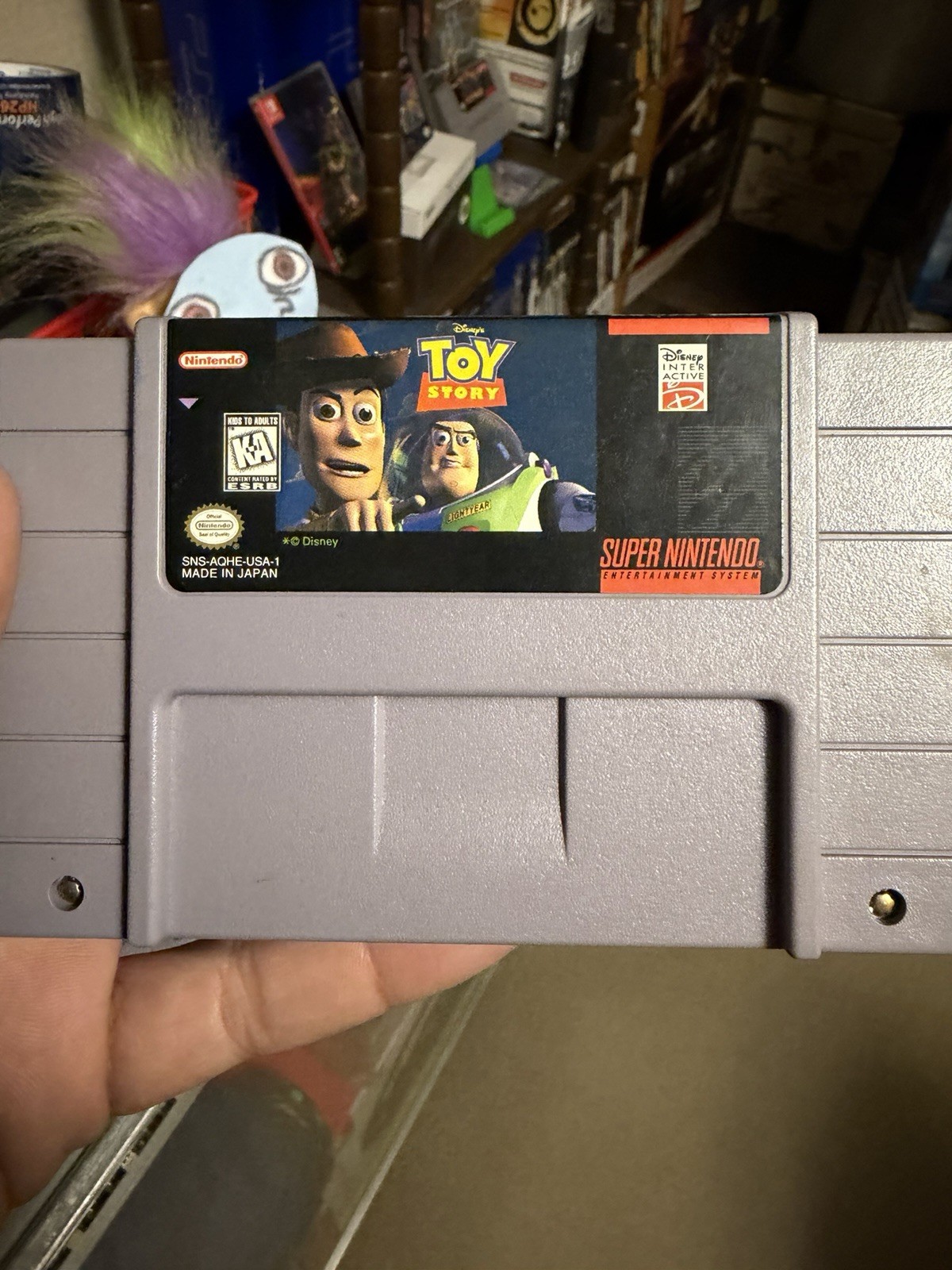 Super Nintendo Games Lot Rtype, NBA Jam, Toy Story, Space Invaders, Tetris,Bubsy