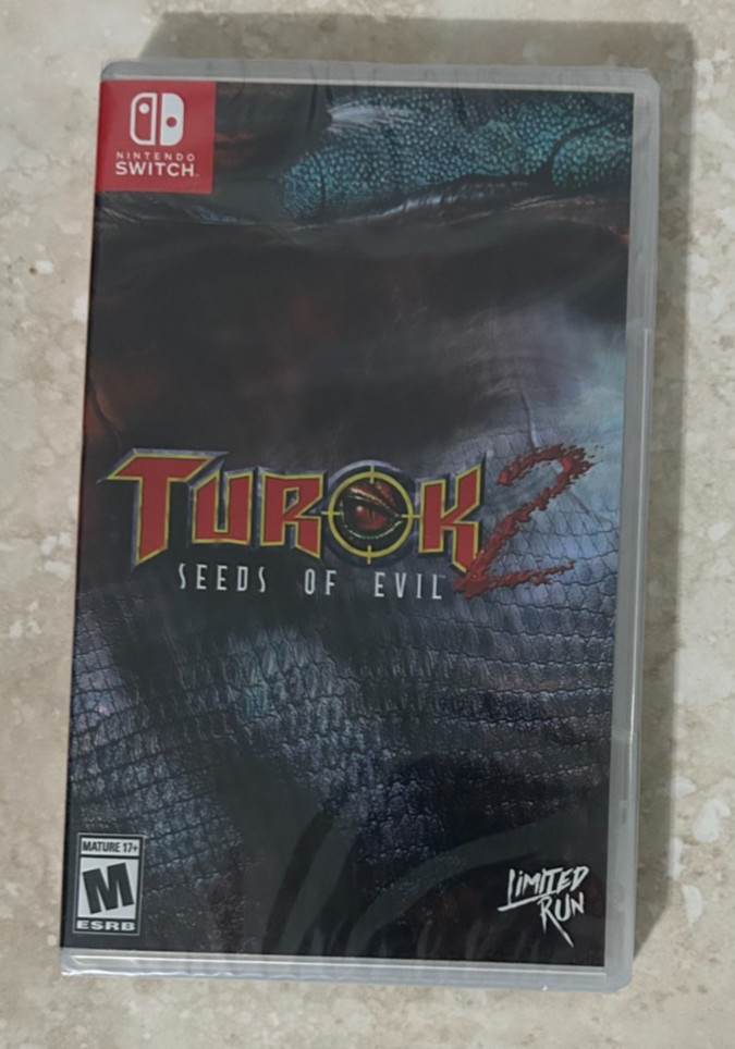 Turok 2: Seeds of Evil Remaster (Switch, 2019) – Holographic Cover