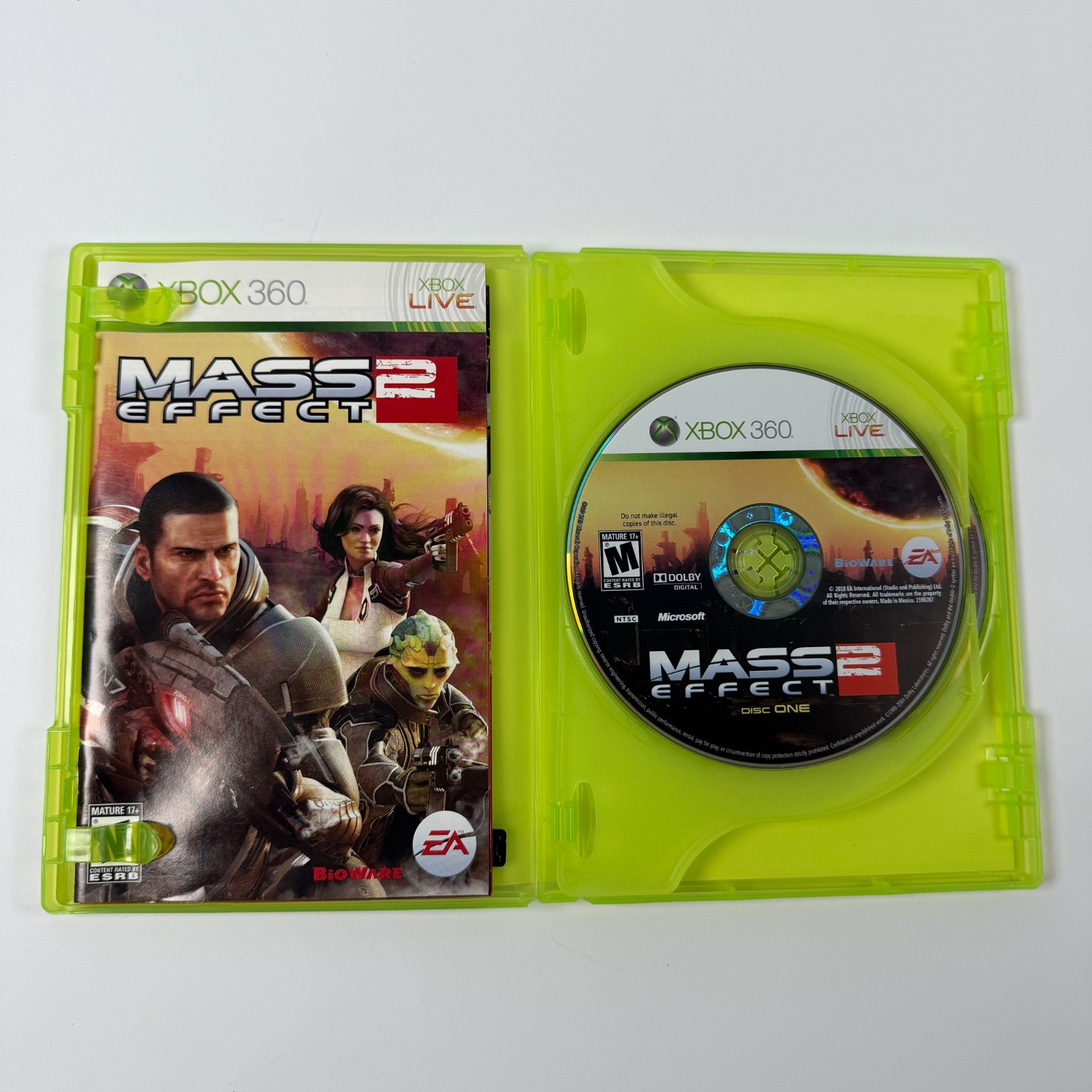 Mass Effect 2 (Xbox 360) VG CIB Tested Authentic