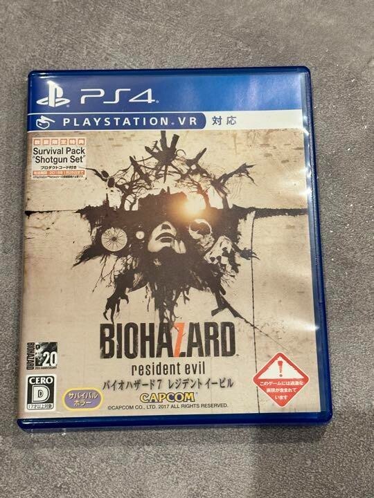 USED PS4 Capcom Biohazard 7 Resident Evil Playstation 4 CERO D JAPAN