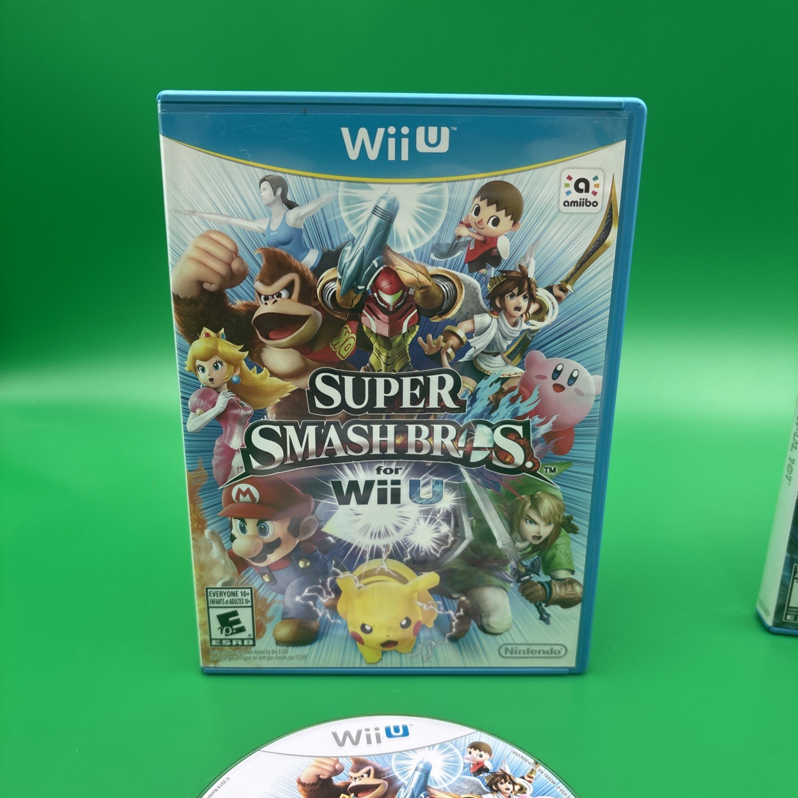 Nintendo Wii U Super Smash Bros and The Wonderful 101. W/Manuals