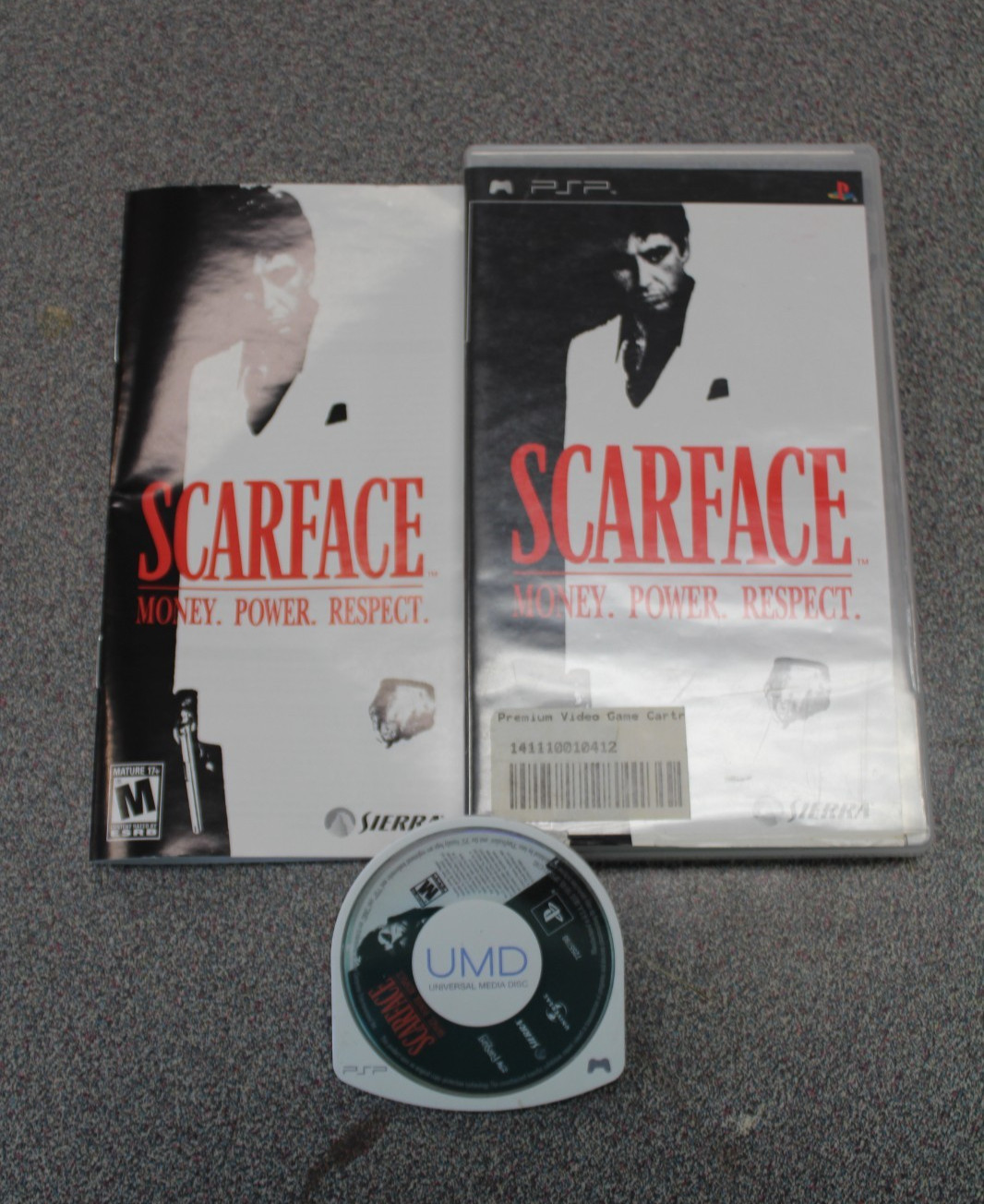 Scarface: Money Power Respect (Sony PSP, 2006) Complete