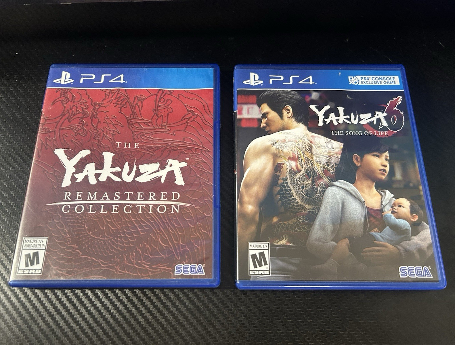 SEGA Yakuza Remastered Collection + Yakuza 6 Sony PlayStation 4 PS4 M NTSC-U/C