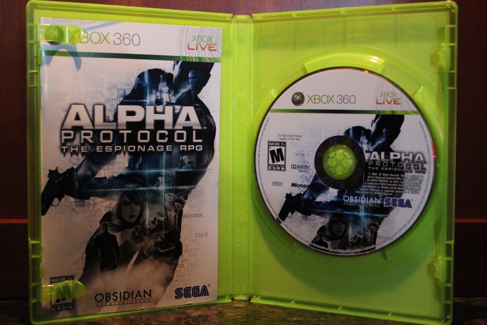Alpha Protocol (Microsoft Xbox 360, 2010) Complete CIB “TESTED”