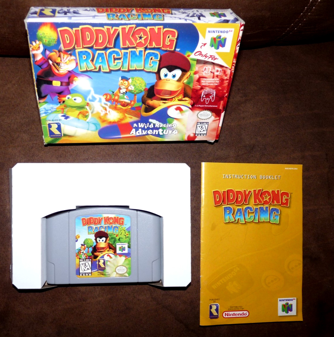 Diddy Kong Racing Nintendo 64 N64 CIB Complete- Authentic – Tested & Working