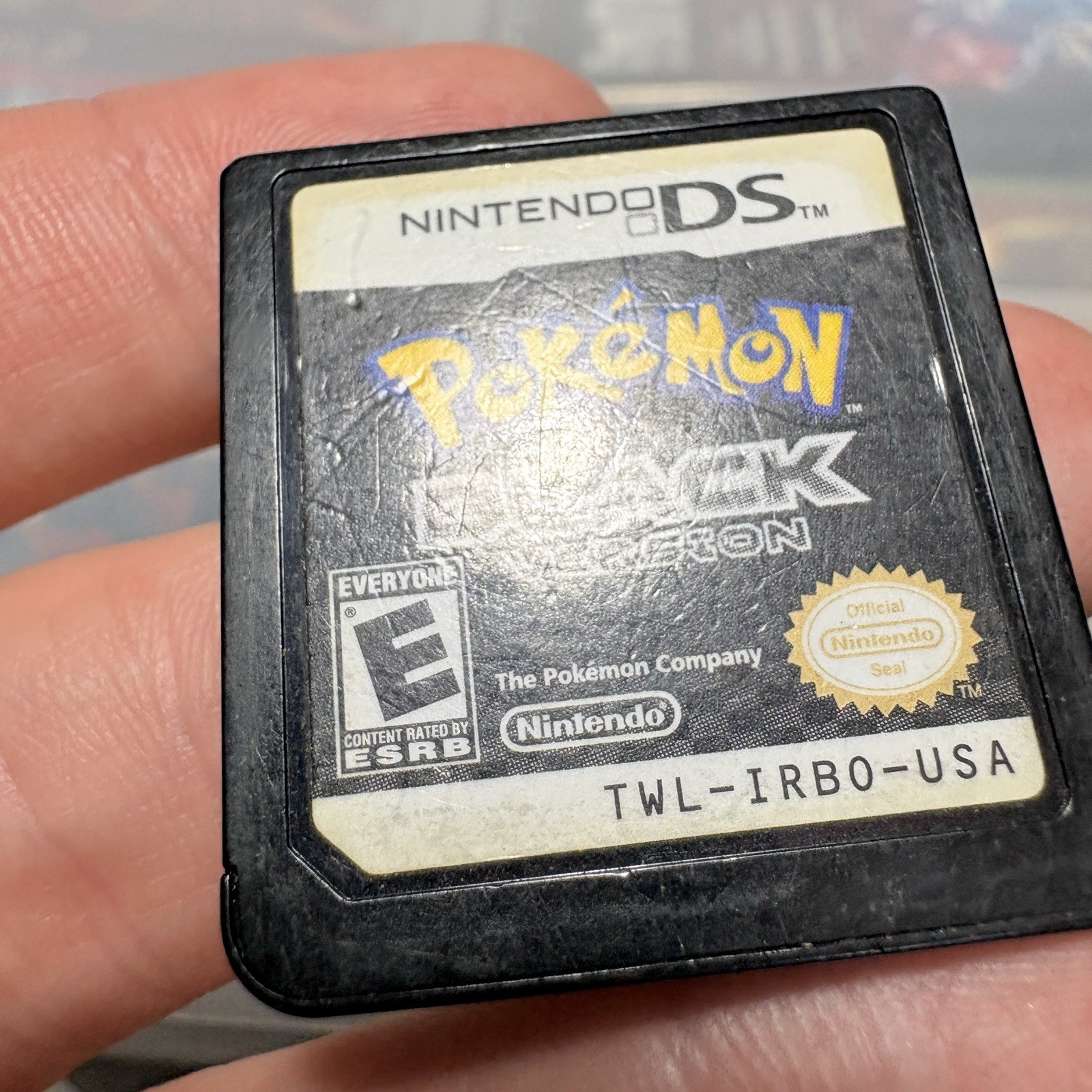 Pokemon Black Version Nintendo Loose Cartridge Only Tested Authentic WORN