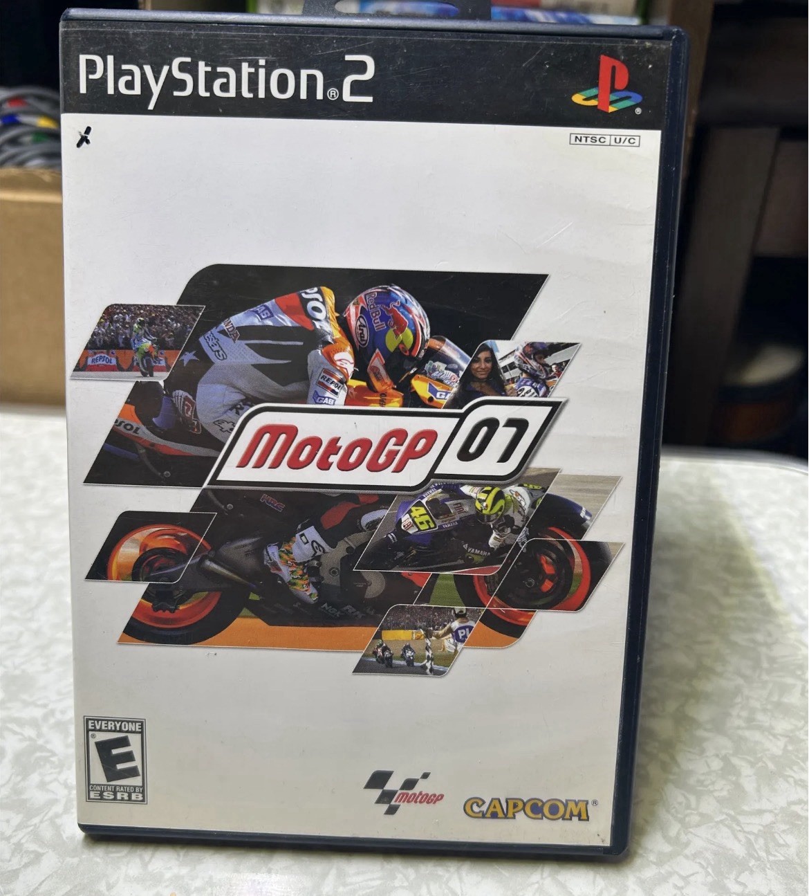 Capcom MotoGP 07 Sony PlayStation 2 Racing NTSC-U 2007 Manual Multiplayer