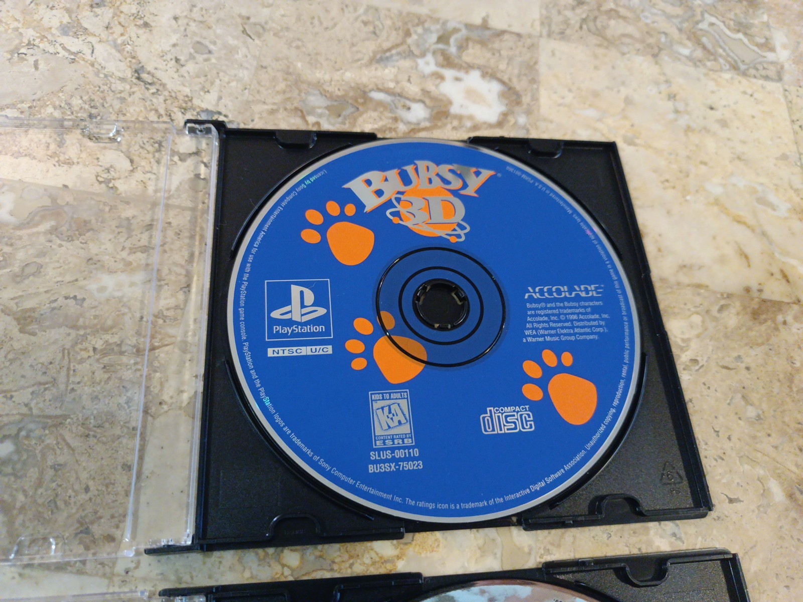 FLOATING RUNNER + BUBSY 3D ✨Playstation PS1✨Disc Only Nice Shape 1996 Platformer