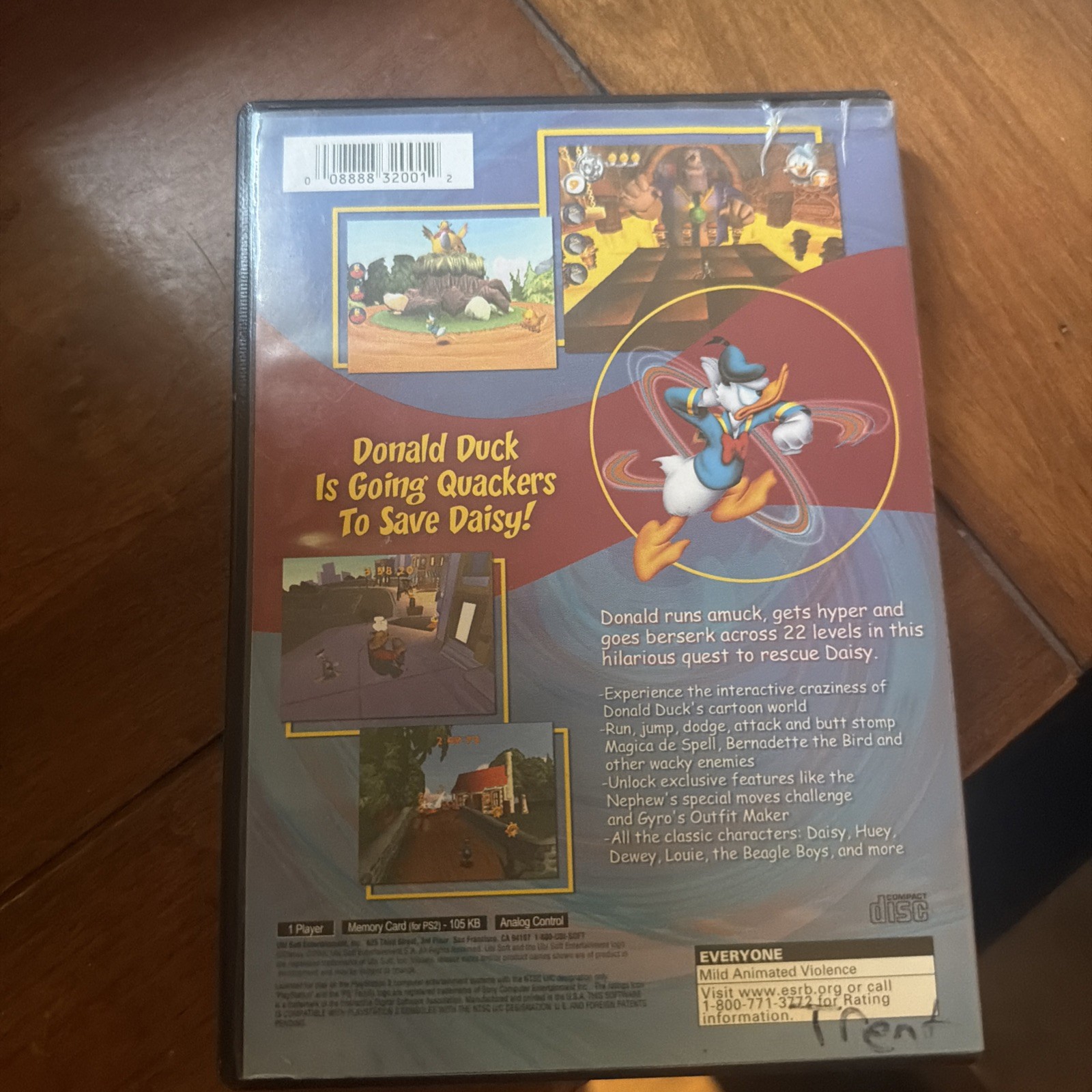 Disney’s Donald Duck: Goin’ Quackers (Sony PlayStation 2, 2000)