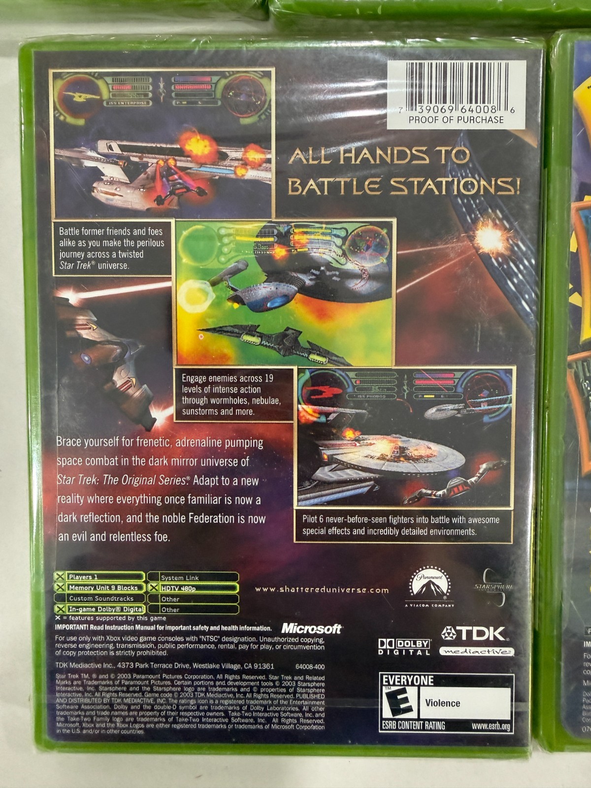 Xbox – 5 New Game Lot – Blinx: The Time Sweeper, Breeders Cup, Star Trek