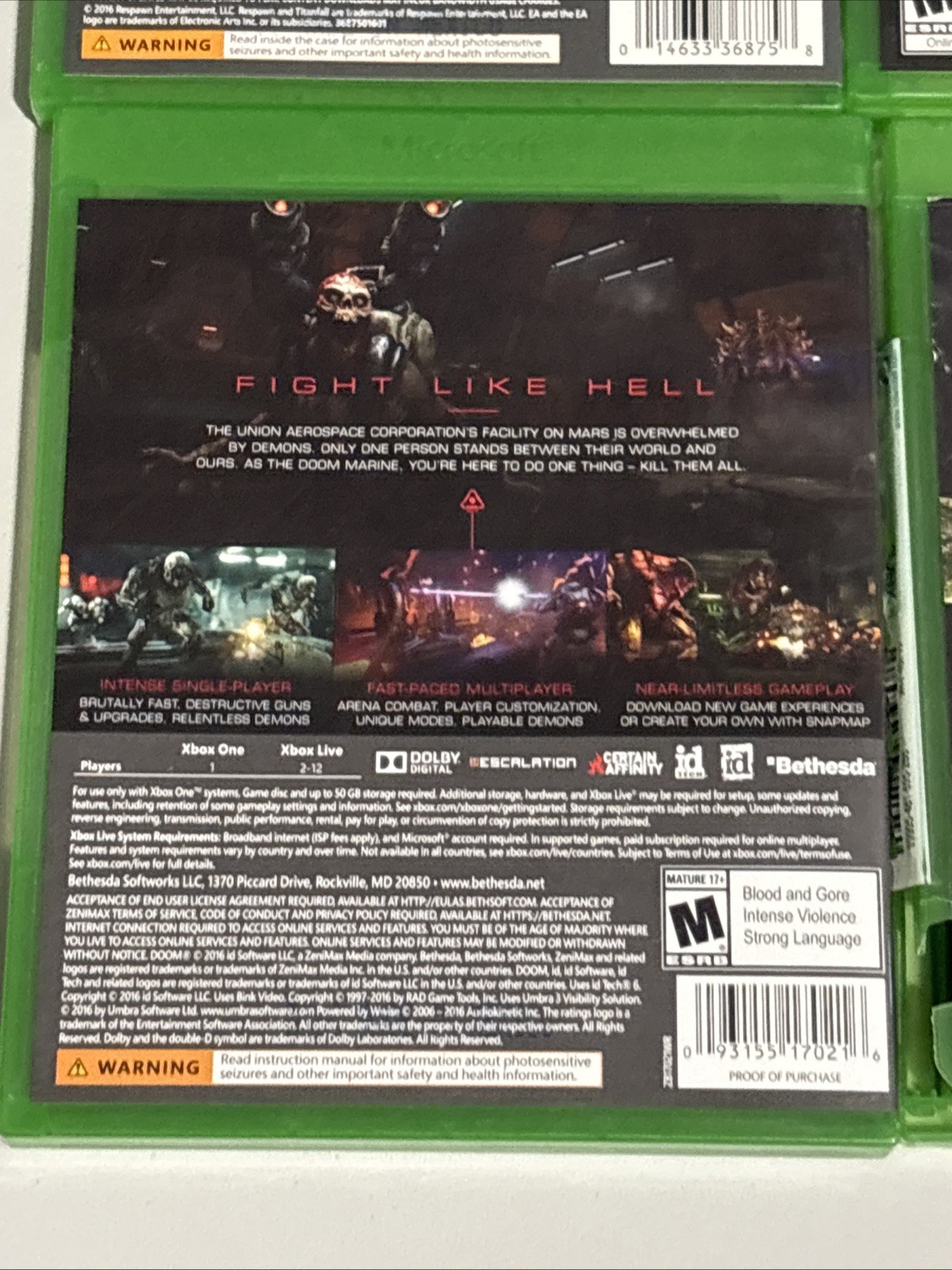 Microsoft Xbox One Assorted Games Lot All Working/No Codes/ Pls Read Description
