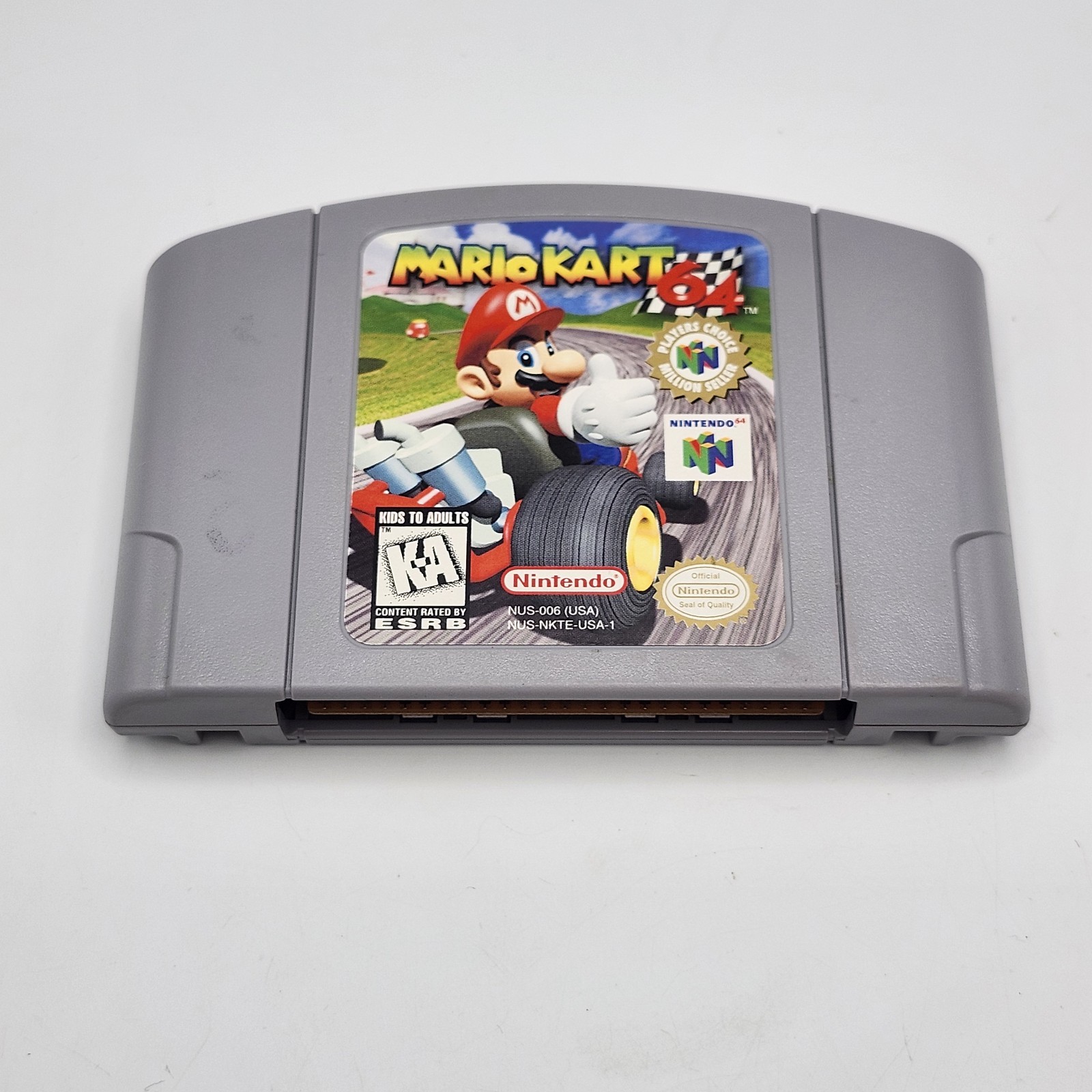 Mario Kart 64 (Nintendo 64, 1997) Authentic Video Game Cartridge Tested