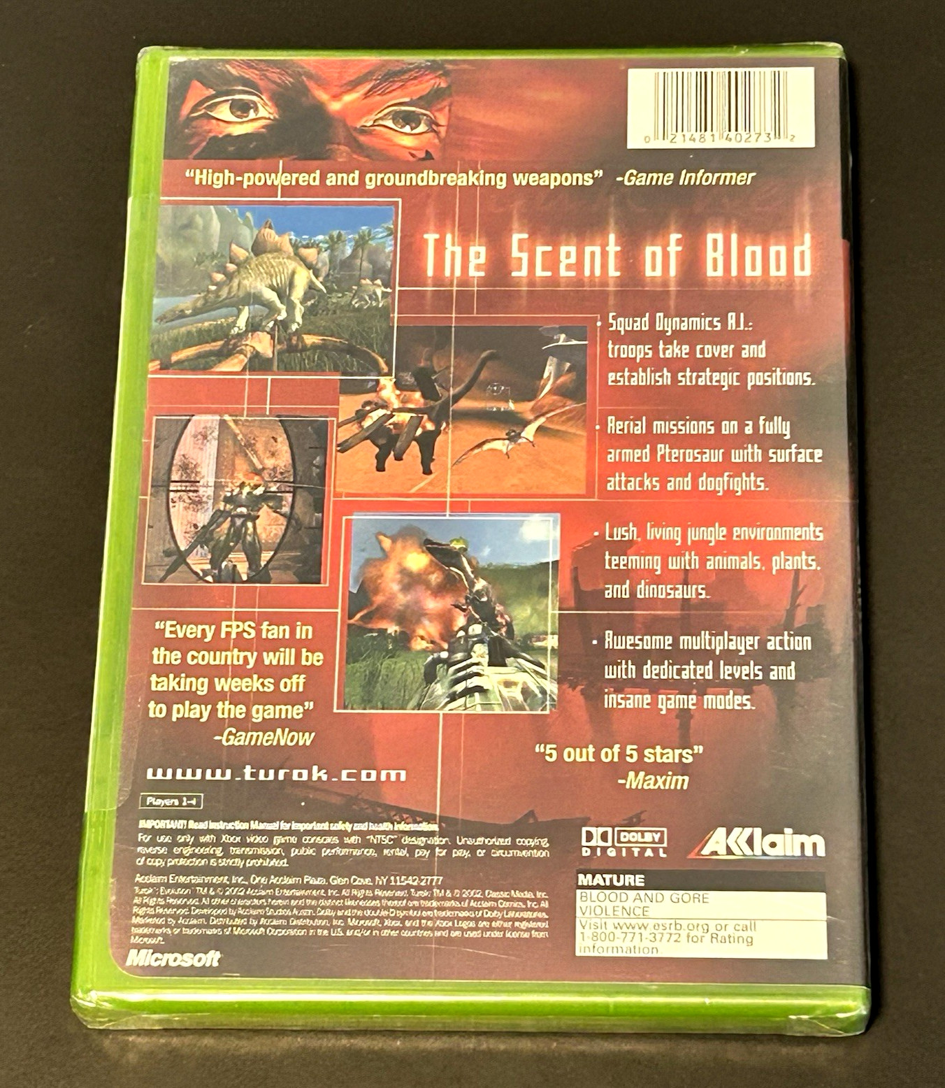 Turok: Evolution (Microsoft Xbox, 2002) **BRAND NEW** factory-sealed