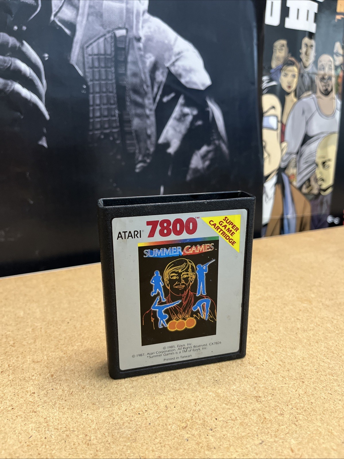 SUMMER GAMES for Atari 7800 Cartridge Only Tested & works!