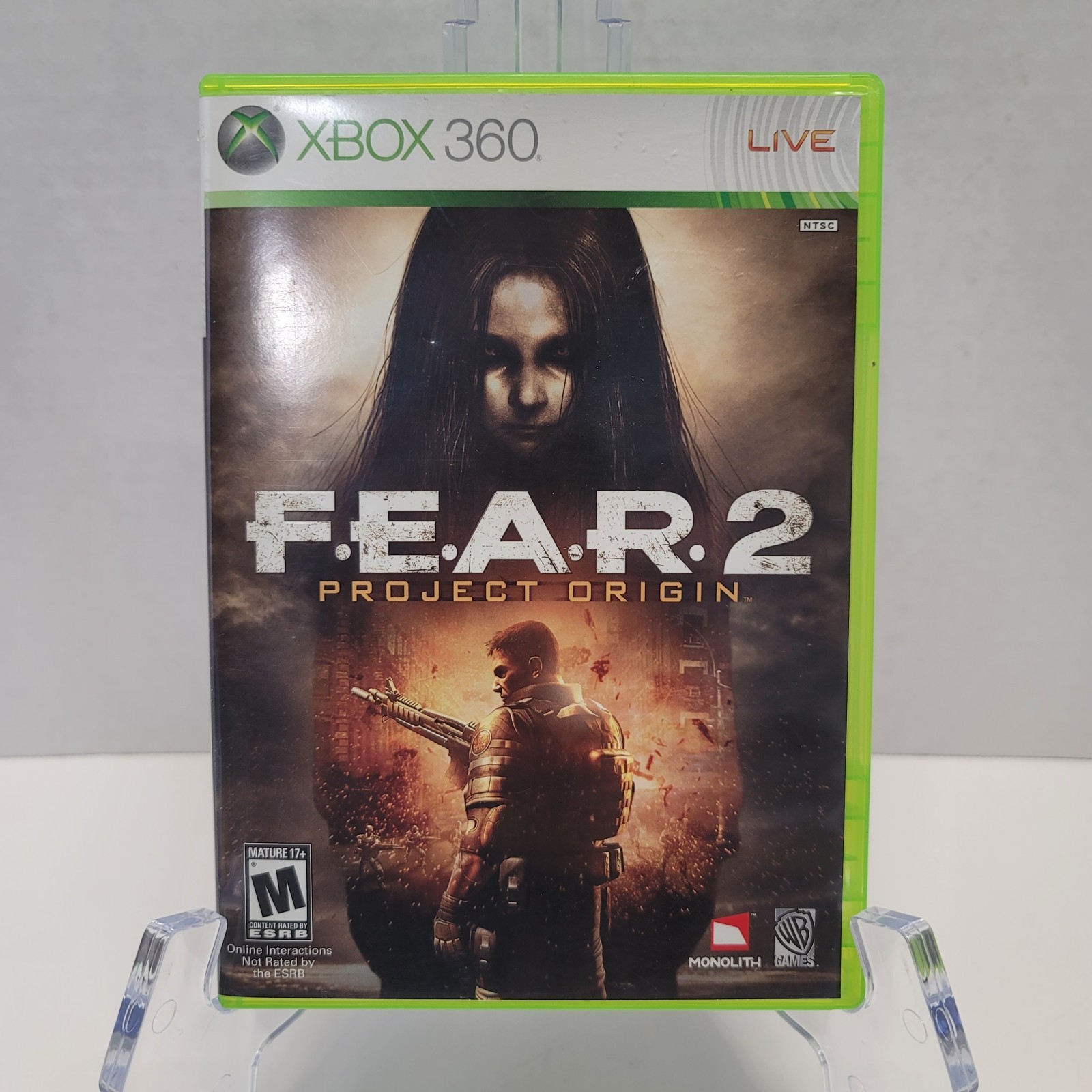 F.E.A.R. 2: Project Origin (Microsoft Xbox 360, 2009) Tested No Manual