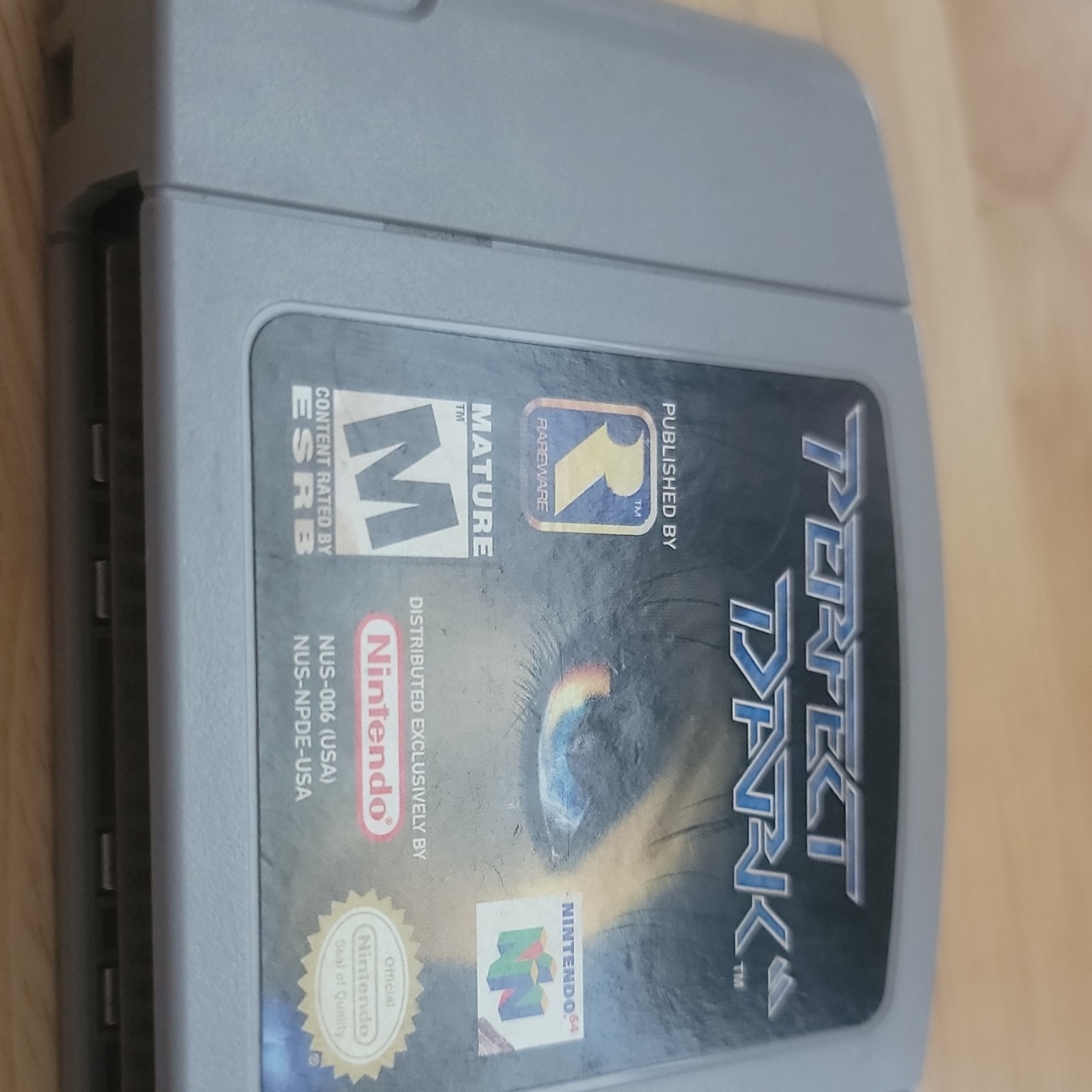 Perfect Dark Nintendo 64 Game Cartridge – Rareware M NTSC-U/C US/Canada tested