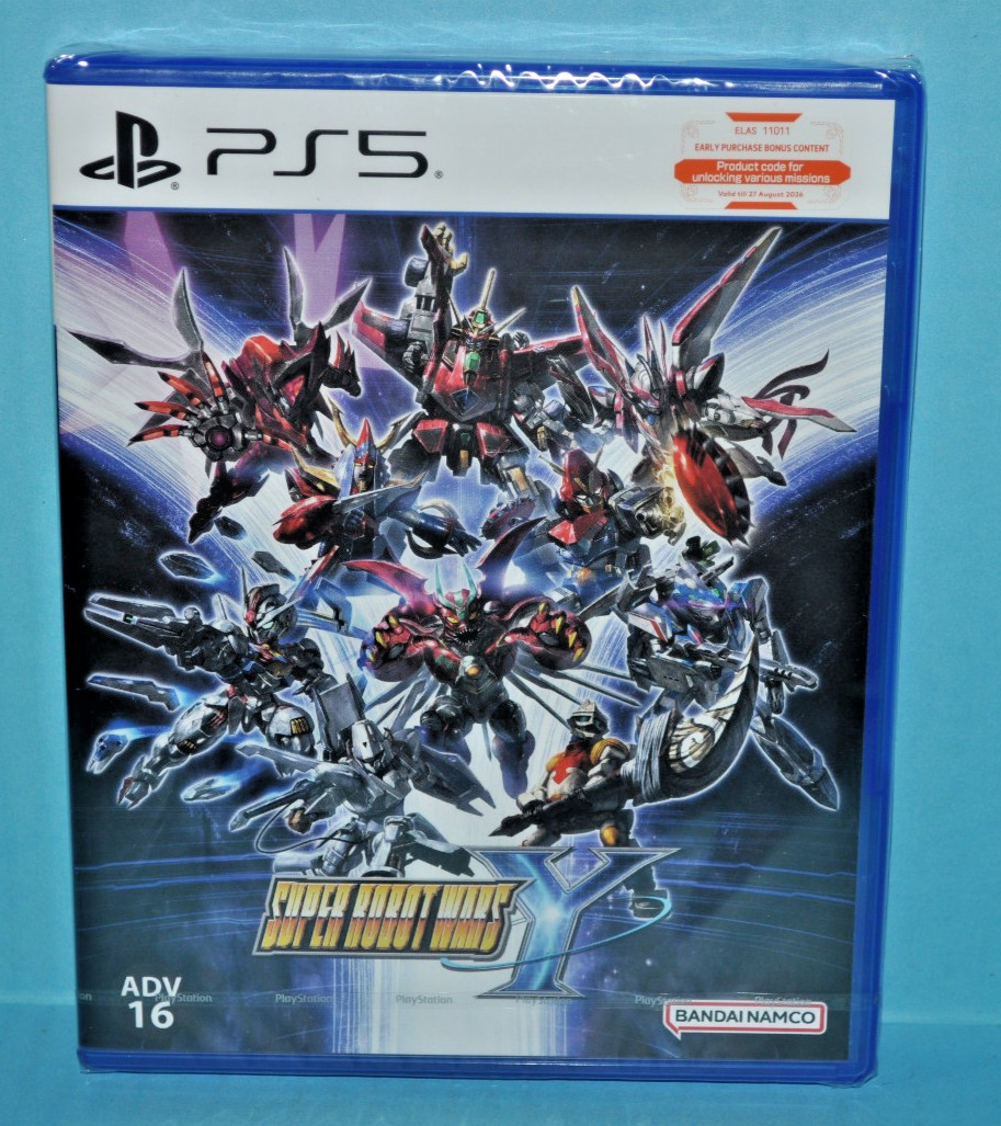 Super Robot Wars Y Brand New Sealed 2025 English Region Free Playstation 5 PS5