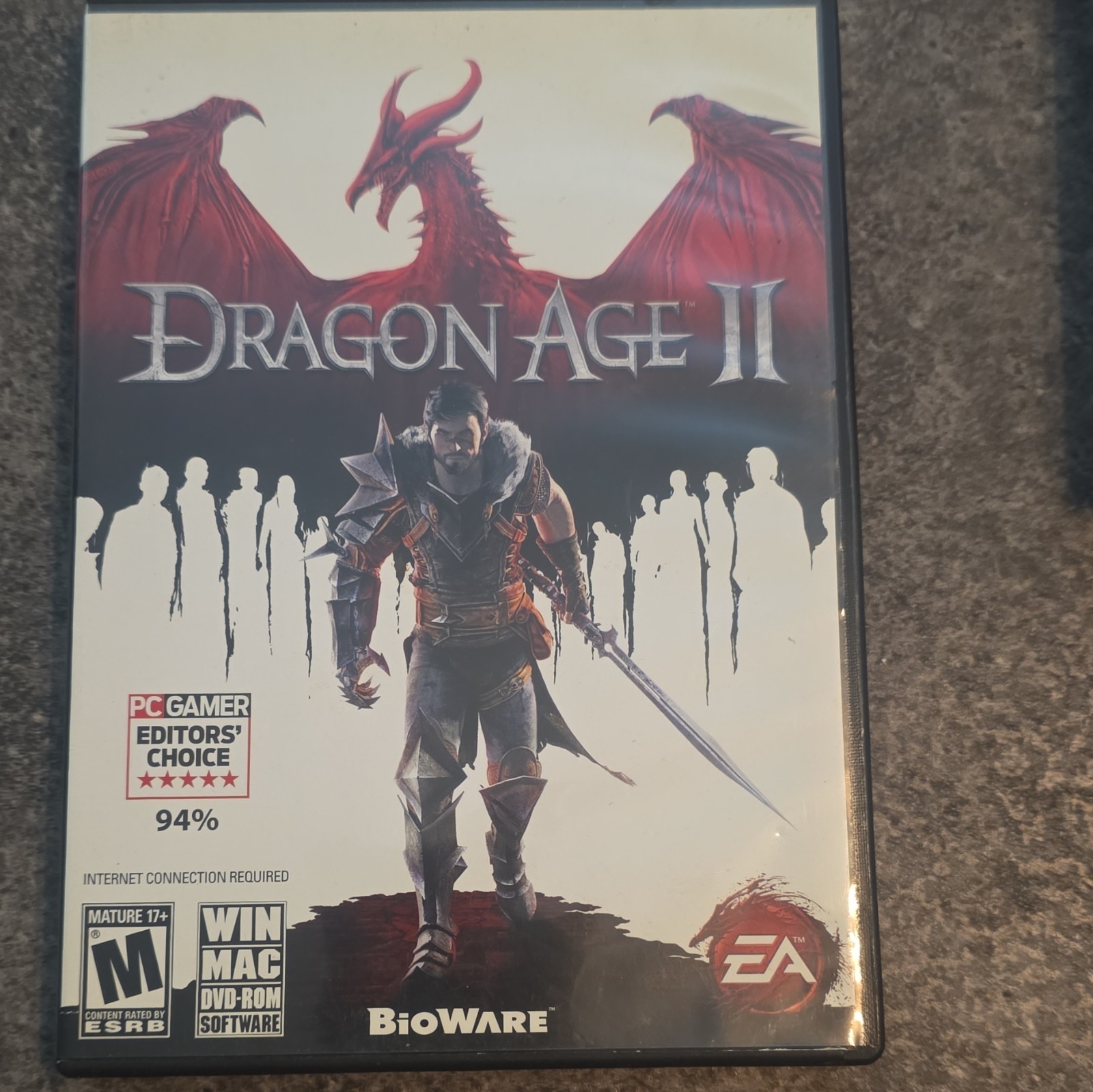 Dragon Age II PC/Mac DVD-ROM – BioWare EA – M Mature – Internet Required