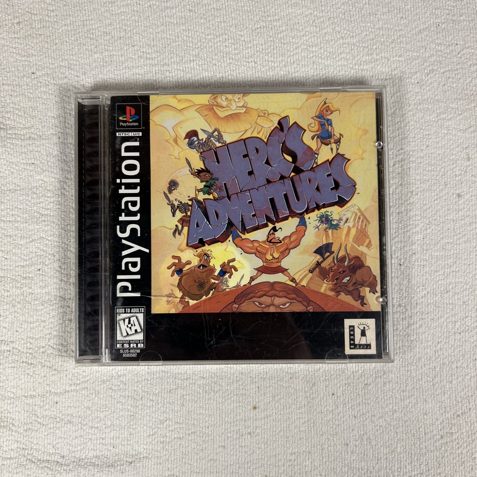 Herc’s Adventures Playstation 1 PS1 Complete With Manual Tested Authentic
