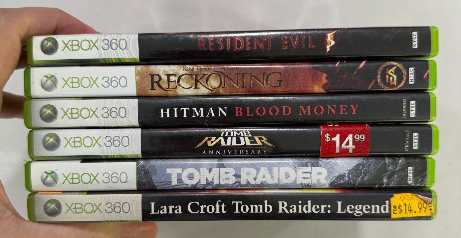 6 Xbox 360 Games Lot – Lara Croft: Tomb Raider Anniversary, Hitman Blood Money