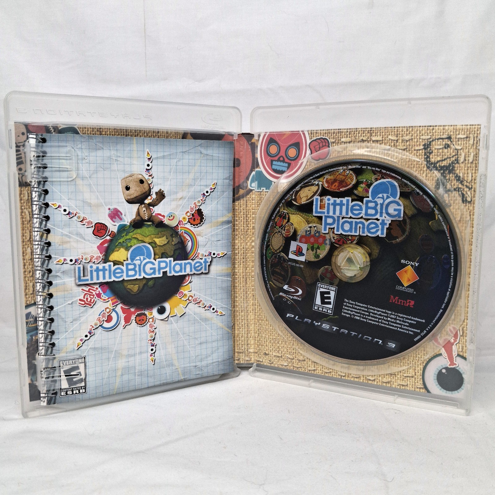 Little Big Planet PS3 (Sony PlayStation 3 2008) Complete Video Game w/ Manual