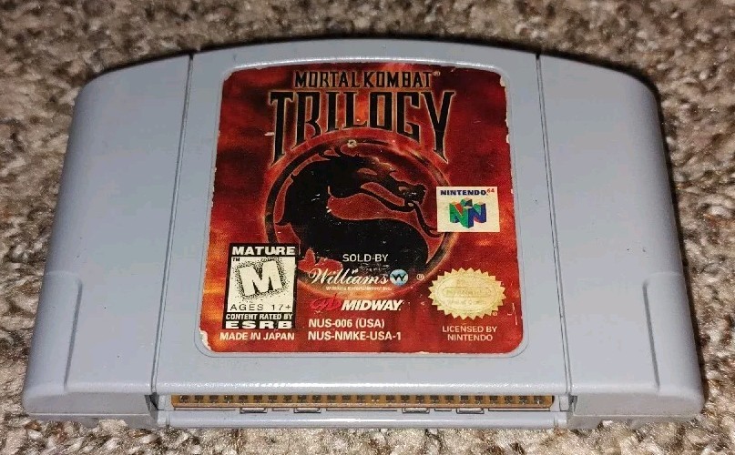 Mortal Kombat (Trilogy Edition) N64 — OEM Authentic Tested and Working