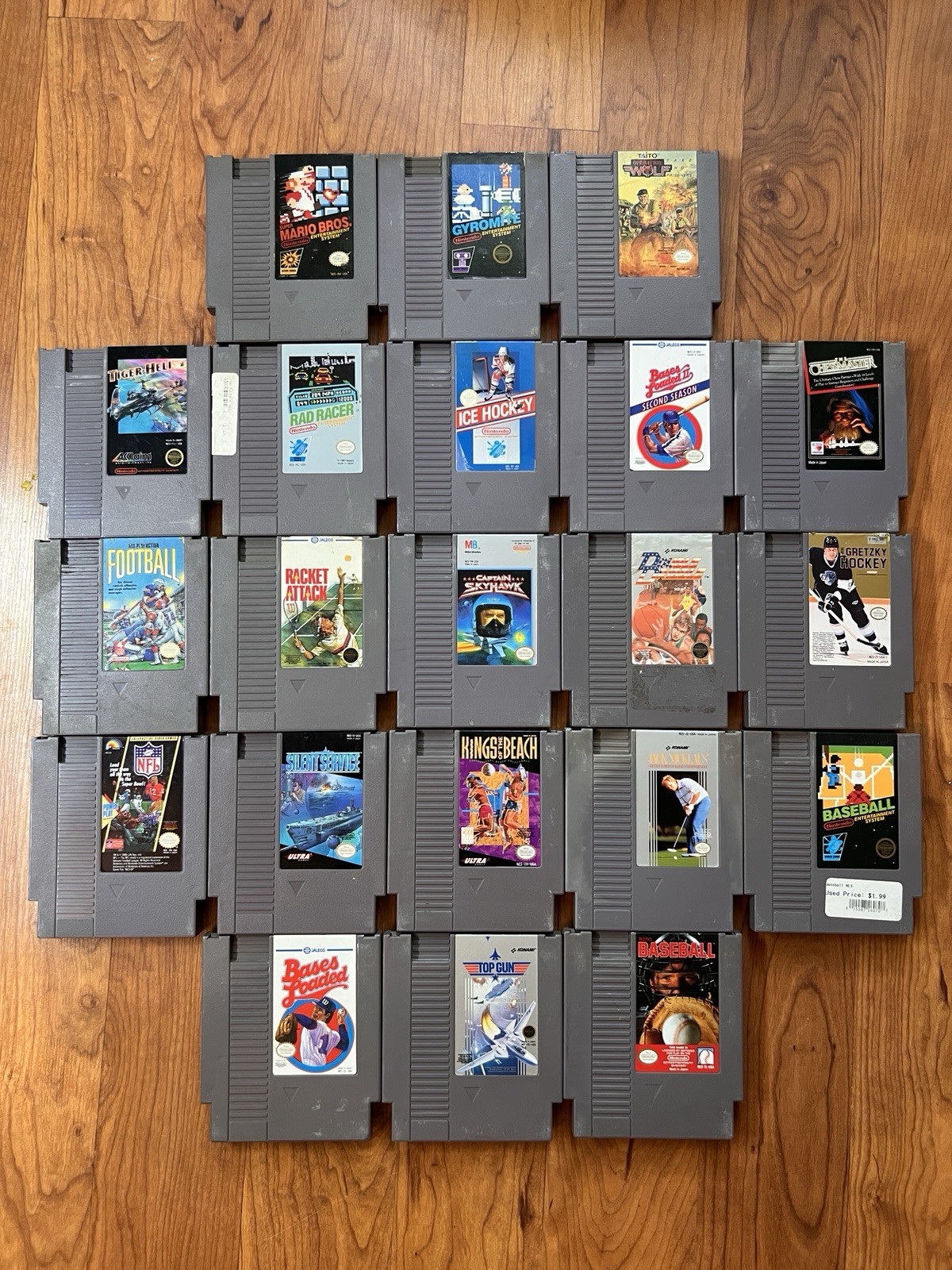 Lot of 21 NES Cartridges – Working Function Unknown – Nintendo