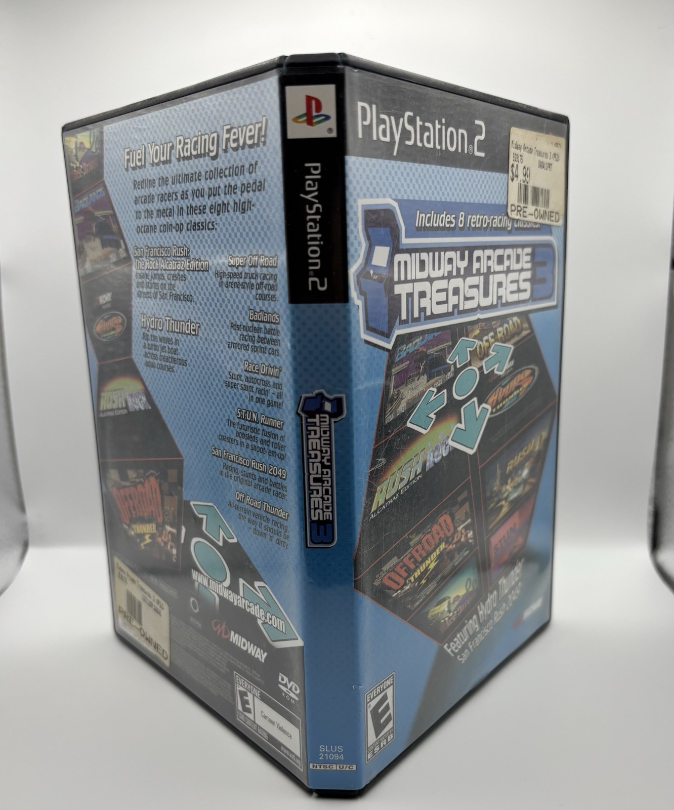 Midway Arcade Treasures 3 (Hydro-Thunder & Rush 2049) – Sony PlayStation 2 CIB