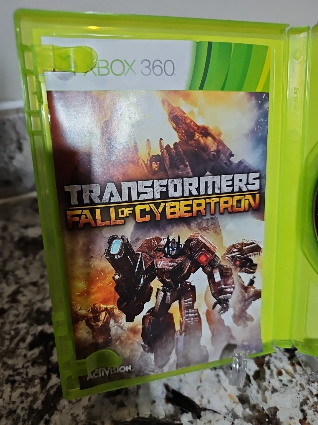 Transformers: Fall of Cybertron (Xbox 360, 2012) W/MANUAL . Tested/Works . Mint