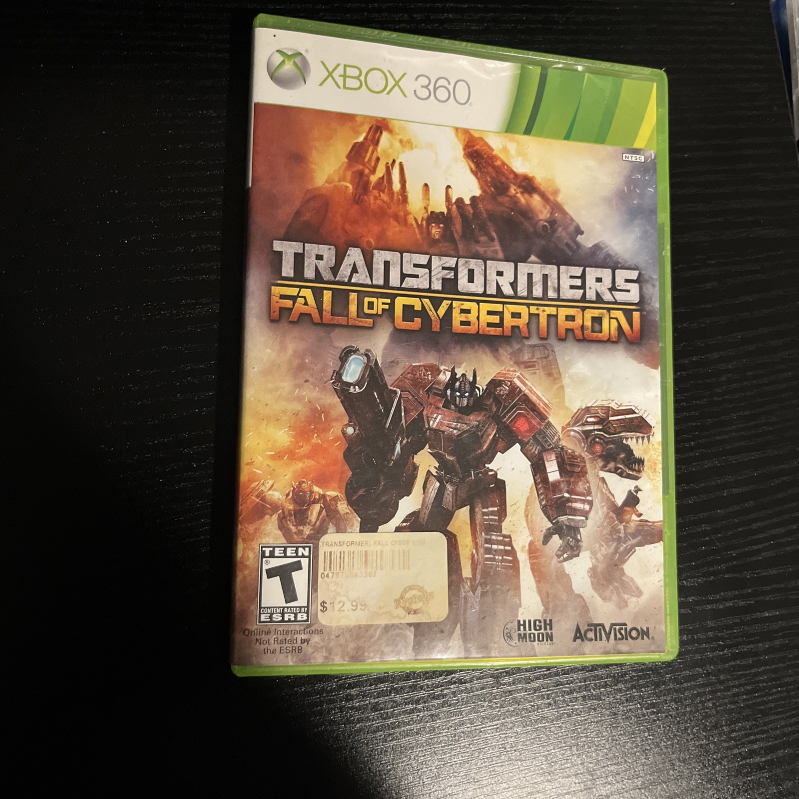 Transformers: Fall of Cybertron (Microsoft Xbox 360, 2012) CIB Tested