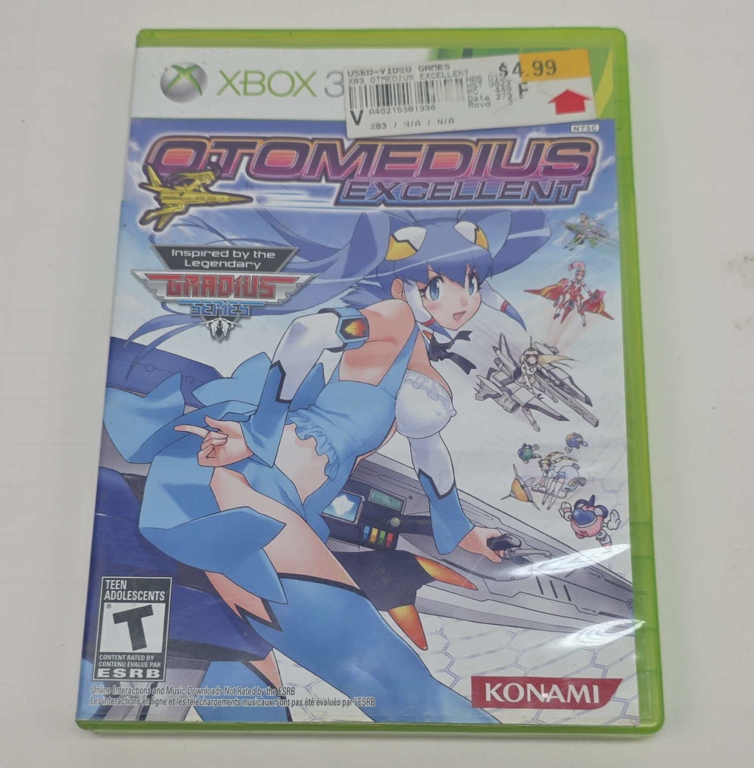 Konami Otomedius Excellent (Xbox 360) T Shoot ‘em up NTSC-U/C