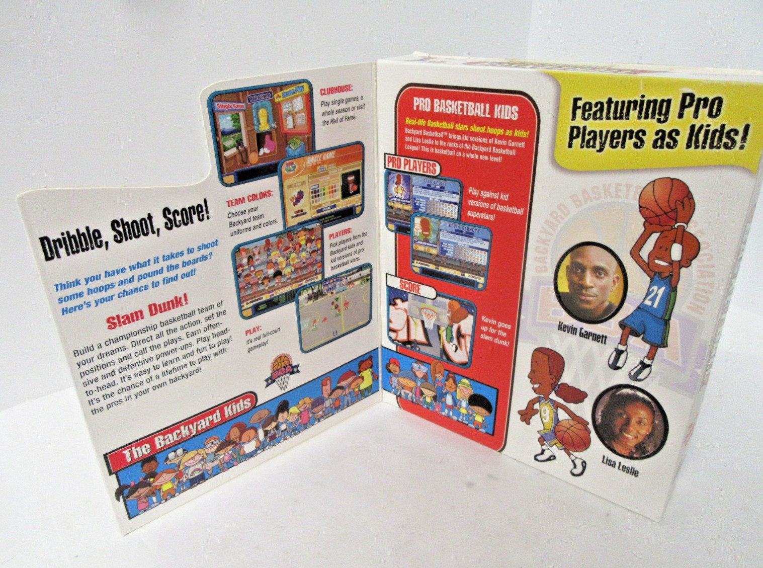 New Vtg. Sealed Old Stock 2001 Backyard Basketball Big Box PC Windows Mac Game