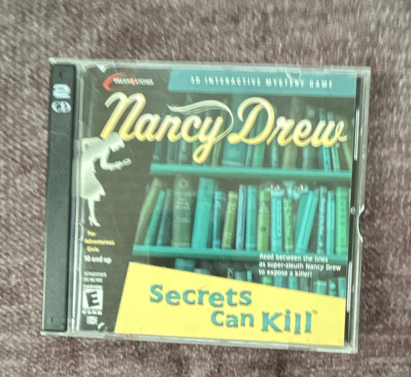 Nancy Drew: Secrets Can Kill PC CD-ROM Mystery/Detective Game E Manual Included